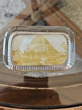 Vintage Glass Paperweight